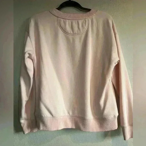 CALVIN KLEIN Womens Medium Pink Sweatshirt Casual Graphic - Picture 2 of 3